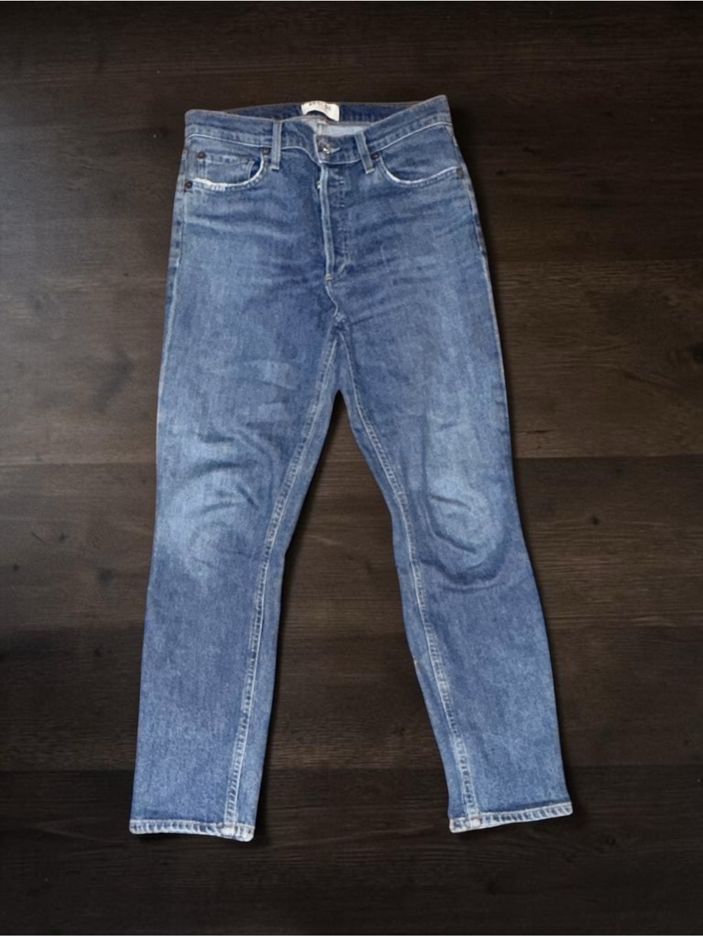 AGOLDE ANTHROPOLOGIE PINCH WAIST ULTRA HIGH RISE ANKLE LENGTH JEANS SIZE 27